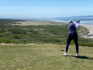 Chad Brownstein golfing