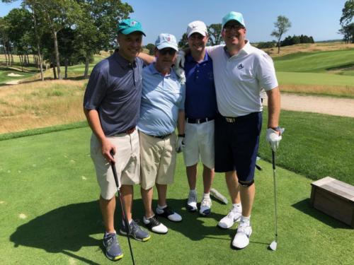 Golf with Alex Schaffel and Harold Ford at Atlantic Golf Club. Southampton NY