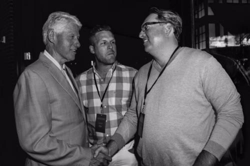 Chad Brownstein chats with President Bill Clinton